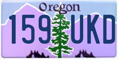 OR license plate 159UKD