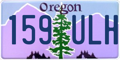 OR license plate 159ULH