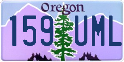 OR license plate 159UML