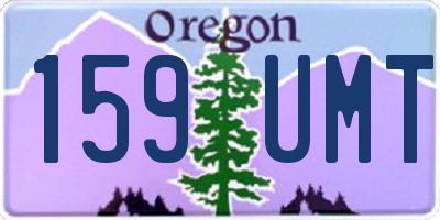 OR license plate 159UMT
