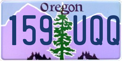 OR license plate 159UQQ