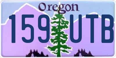 OR license plate 159UTB