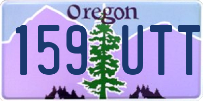 OR license plate 159UTT