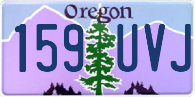 OR license plate 159UVJ