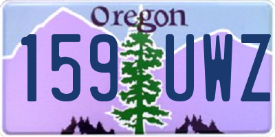 OR license plate 159UWZ
