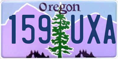 OR license plate 159UXA