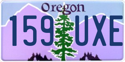 OR license plate 159UXE