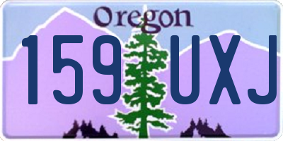 OR license plate 159UXJ
