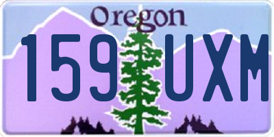 OR license plate 159UXM