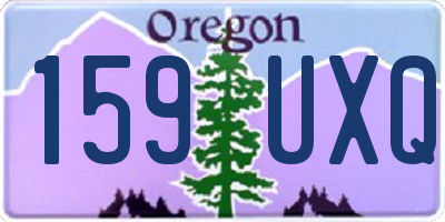 OR license plate 159UXQ