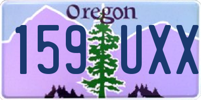 OR license plate 159UXX