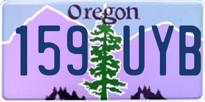 OR license plate 159UYB