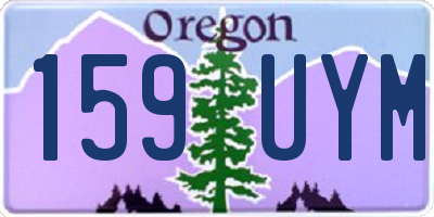 OR license plate 159UYM