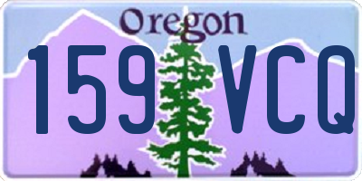 OR license plate 159VCQ
