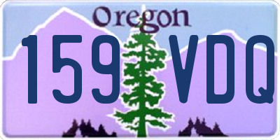 OR license plate 159VDQ