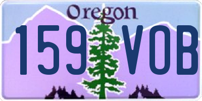 OR license plate 159VOB
