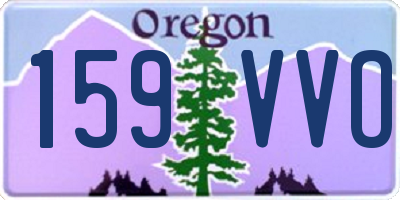 OR license plate 159VVO
