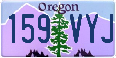 OR license plate 159VYJ