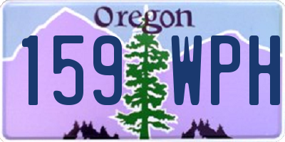 OR license plate 159WPH