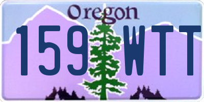 OR license plate 159WTT