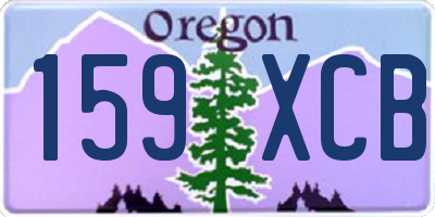 OR license plate 159XCB