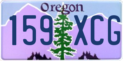 OR license plate 159XCG