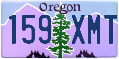 OR license plate 159XMT