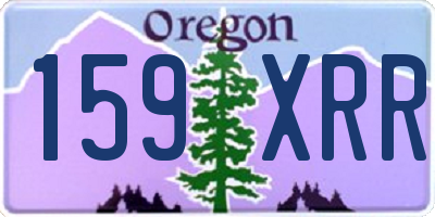 OR license plate 159XRR