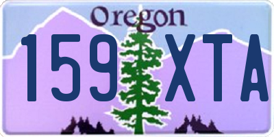 OR license plate 159XTA