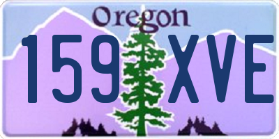 OR license plate 159XVE