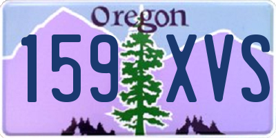 OR license plate 159XVS