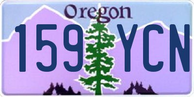 OR license plate 159YCN