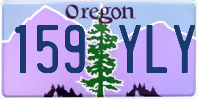 OR license plate 159YLY
