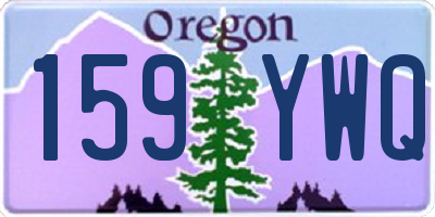 OR license plate 159YWQ