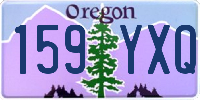 OR license plate 159YXQ