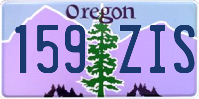 OR license plate 159ZIS