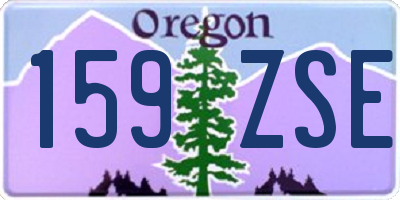 OR license plate 159ZSE
