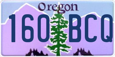 OR license plate 160BCQ