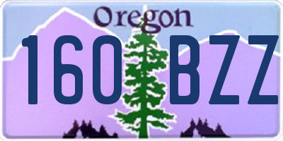 OR license plate 160BZZ