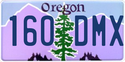 OR license plate 160DMX