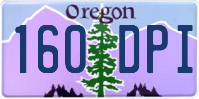 OR license plate 160DPI