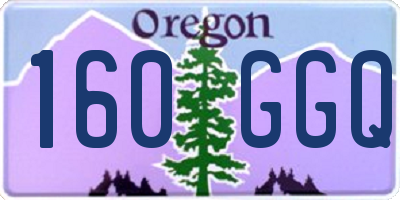 OR license plate 160GGQ