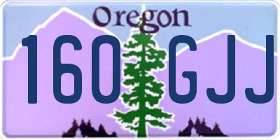 OR license plate 160GJJ