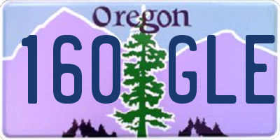OR license plate 160GLE