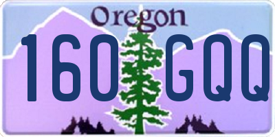 OR license plate 160GQQ