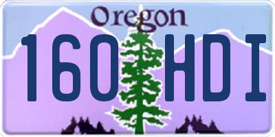 OR license plate 160HDI