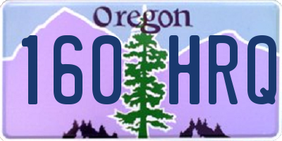 OR license plate 160HRQ
