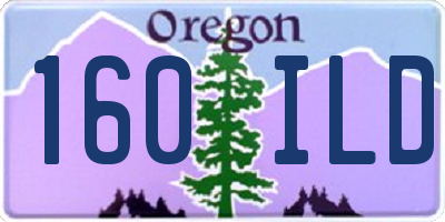 OR license plate 160ILD
