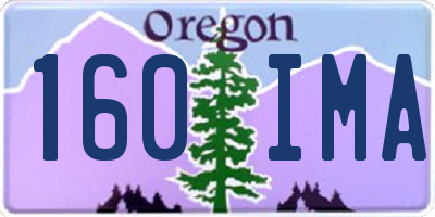 OR license plate 160IMA
