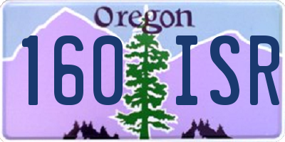 OR license plate 160ISR